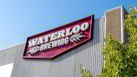 waterloo brewing sign
