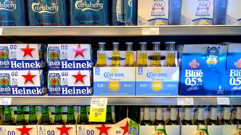 Beer, supermarket Canada