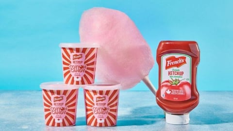 French's Ketchup Cotton Candy