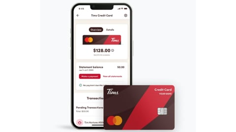 tim hortons credit card