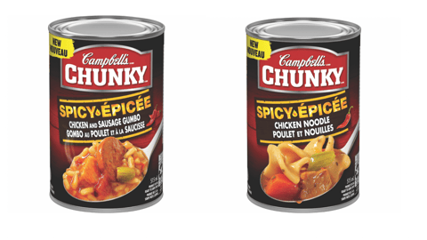 Campbell’s Chunky Spicy flavours 