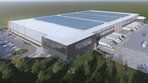 lactalis canada oshawa distribution centre rendering