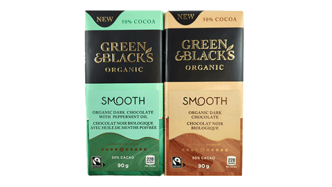 Green & Black’s Organics chocolate bars