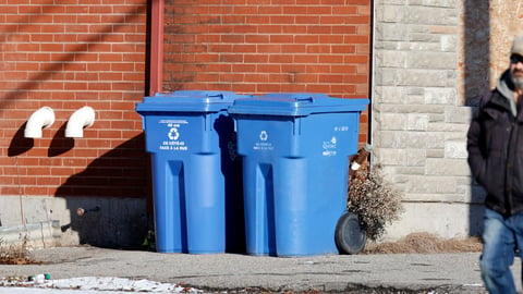 quebec recycling bins