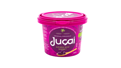 Container of Juçaí Açaí Sorbet in Original