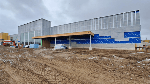 Construction of the new Adonis Mediterranean Market in London, Ont.