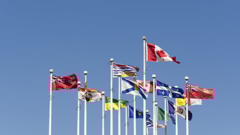 flags of the Canadian provinces