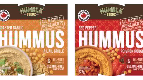 Packs of hummus