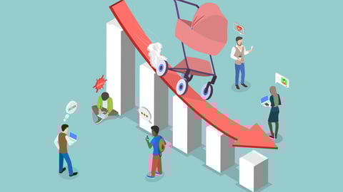 depopulation declining fertility rates