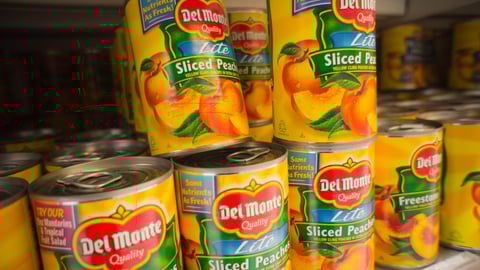 del monte canned peaches