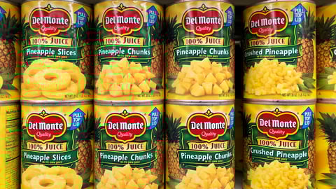 del monte canned fruit