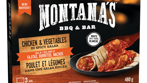 A box of Montana's ready-to-eat fajitas