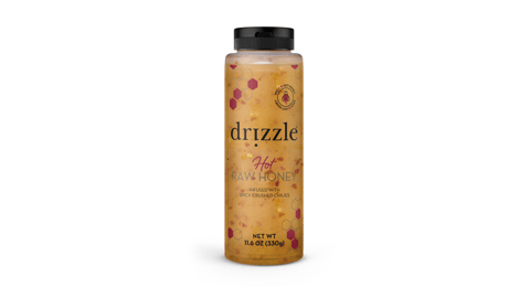 Drizzle Hot Raw Honey Squeeze Bottle