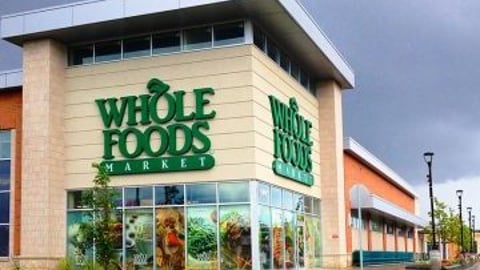 The outside of a Whole Foods Market store in Markham, Ont.