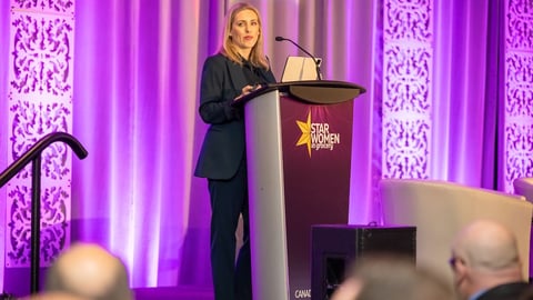Cara Keating, PepsiCo Canada CEO, presents at Star Women in Grocery 2025
