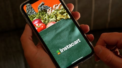 Instacart image on phone