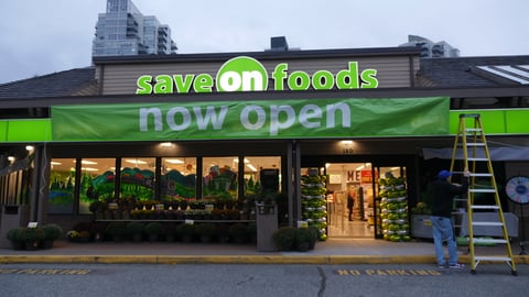 Exterior shot of Save-On Port Moody
