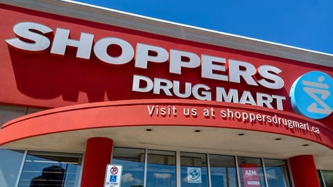 Exterior of Shopper Drug Mart 
