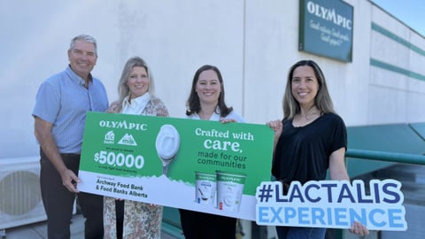 Group shot of Lactalis Canada, BC Dairy and Alberta Milk