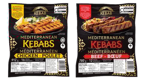 Mediterranean Chicken and Beef Kebabs