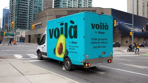 Voila delivery truck
