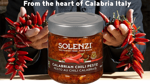 SOLENZI Calabrian Chili Pesto Raising the heat in the DELI Aisle