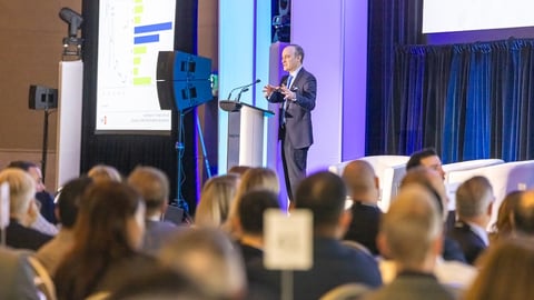 Douglas Porter, chief economist and managing director, BMO, presents at GroceryConnex in Toronto