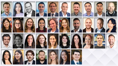 A collage of headshots of the 2025 Generation Next award winners