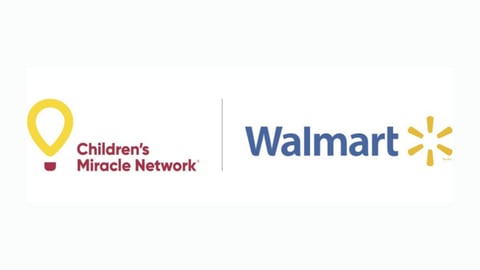 Walmart and Children's Miracle Network logos 