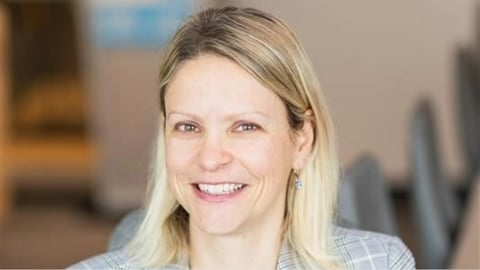 Headshot of Annie AcMoody, CEO, Dairy Farmers of Canada