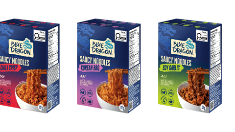 Boxes of Blue Dragon Saucy Noodles