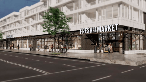 Fresh St Market rendering of Kitsilano location