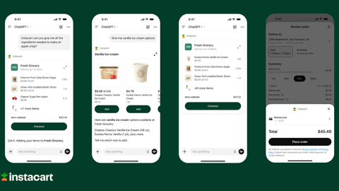 Instacart ChatGPT integration
