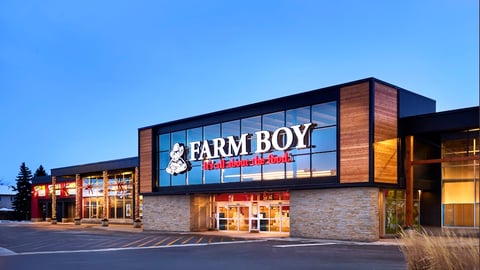 Exterior shot of Farm Boy's location in Kanata, Ontario