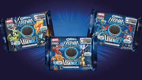 Mondelez Oreo Marvel cookie collaboration