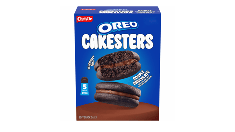A box of Oreo Cakesters Double Chocolate