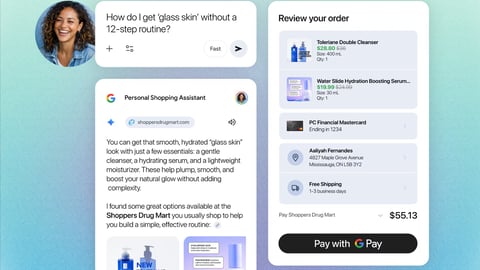Loblaw Google Gemini AI ordering example