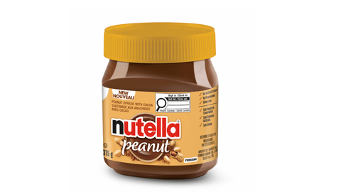 A jar of Nutella Peanut