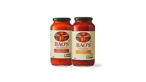 Rao’s Creamy Marinara Pasta Sauce and Four Cheese Pasta Sauce