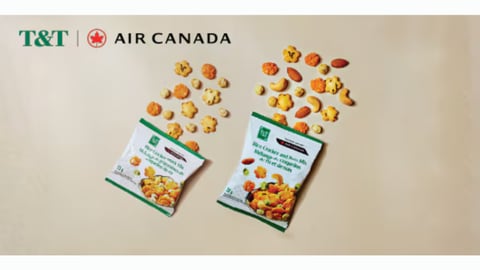 T&T Supermarket snacks available on Air Canada flights