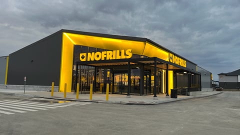 Exterior shot of the No Frills in Komoka, Ont.