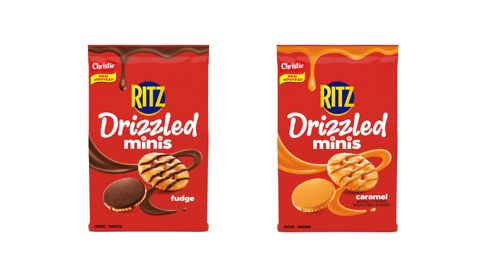 Two bags of Ritz Drizzled Minis