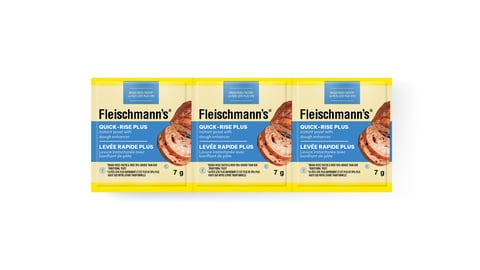 Packs of Fleischmann ‘s Quick-Rise Plus