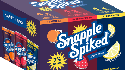 A box of Snapple Spiked