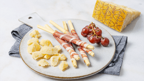 Grana Padano PDO cheese and Prosciutto di Parma PDO