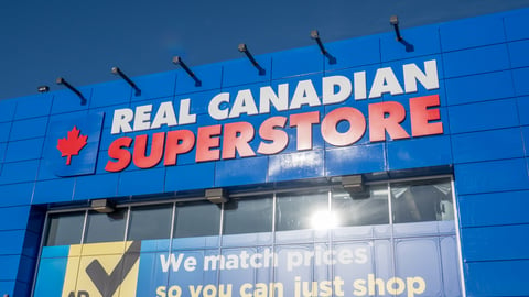 Outside a Real Canadian Superstore in Calgary. 