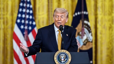 US president donald trump
