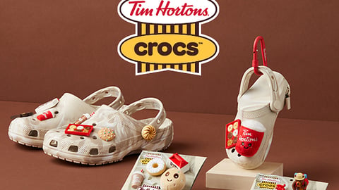 tim hortons x crocs collab