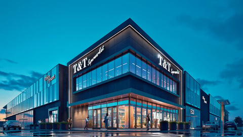 A rendering of T&T Supermarket's CF Polo Park location in Winnipeg. Photography courtesy T&T Supermarket