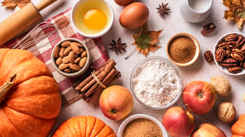 fall baking ingredients